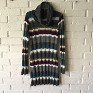Stambecco Sweater Chevron Dress Size Small